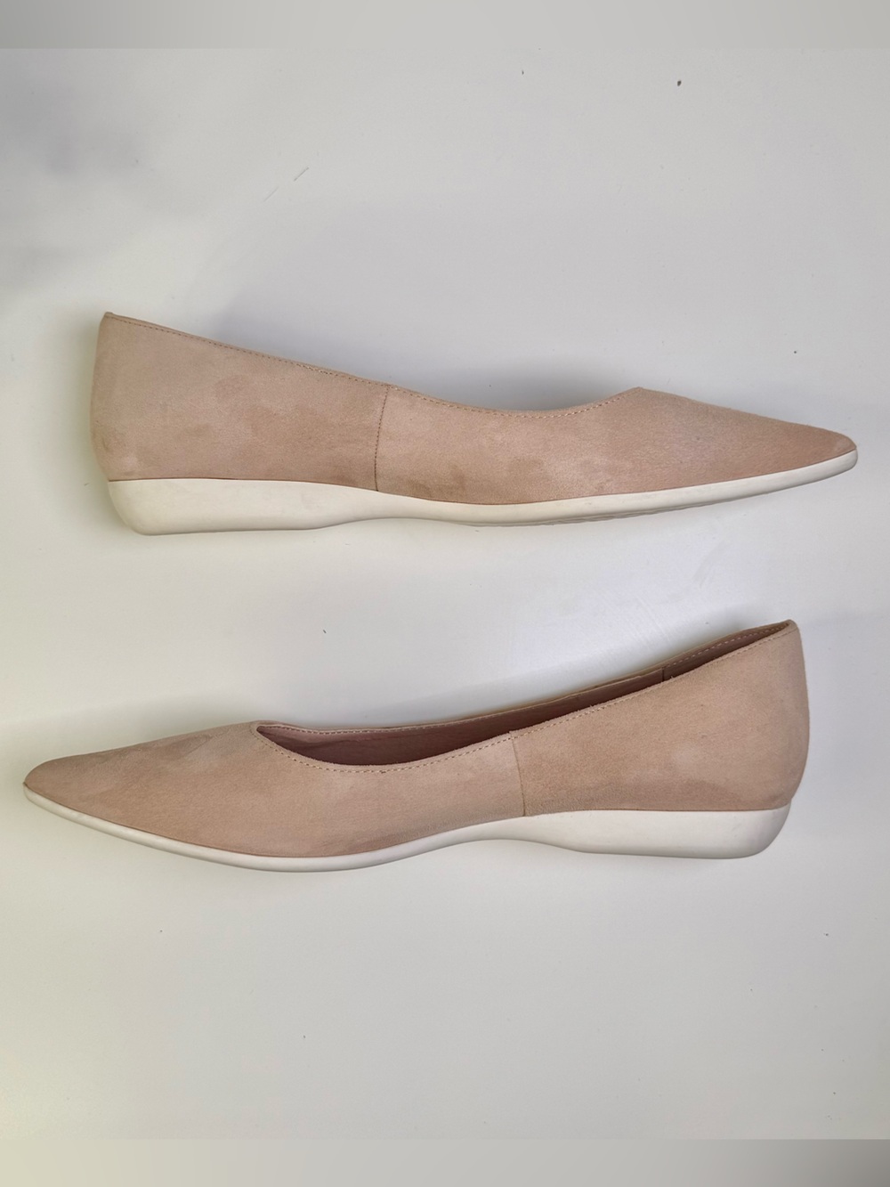 Sarto by Franco Sarto Adexie City Ballet Flats Blush Pink Suede Women's Size 10 - Picture 14 of 16